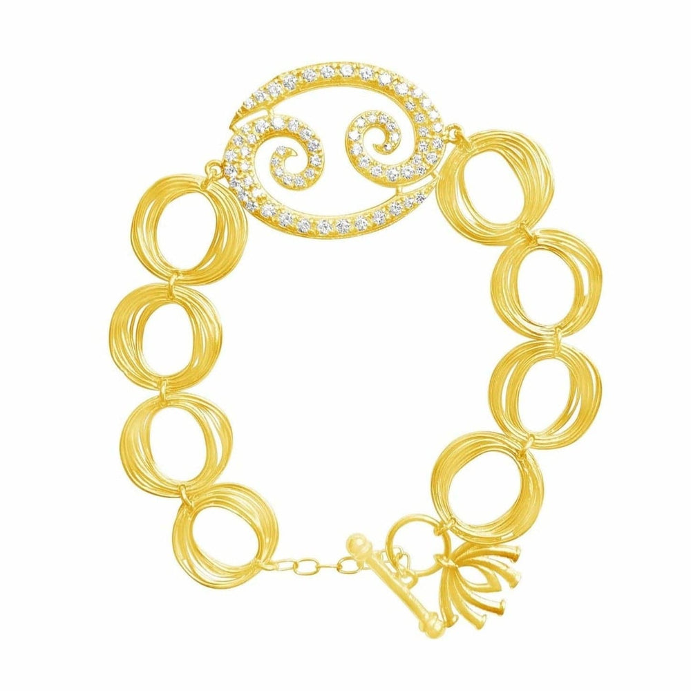 Twin Elegance Bracelet Pisces Zodiac Tibisiri Bracelet 18k sterling vermeil demi-fine jewelry