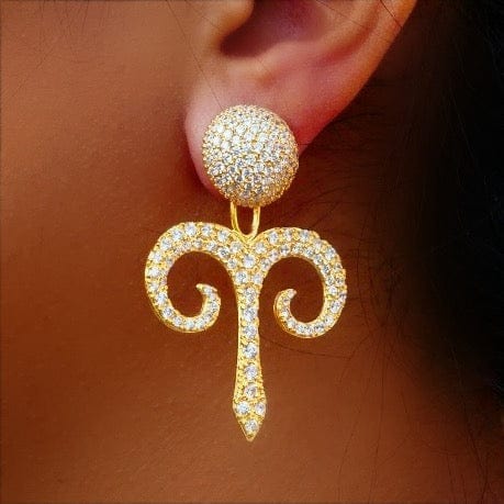 Twin Elegance Earring Aries 2-pc Detachable Earring Set 18k sterling vermeil demi-fine jewelry