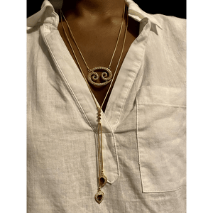 Twin Elegance Necklace Detachable 3-in-1  Zodiac Necklace 18k sterling vermeil demi-fine jewelry