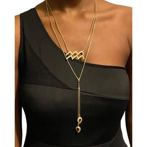 Twin Elegance Necklace Gold / Pisces Detachable 3-in-1  Zodiac Necklace 18k sterling vermeil demi-fine jewelry