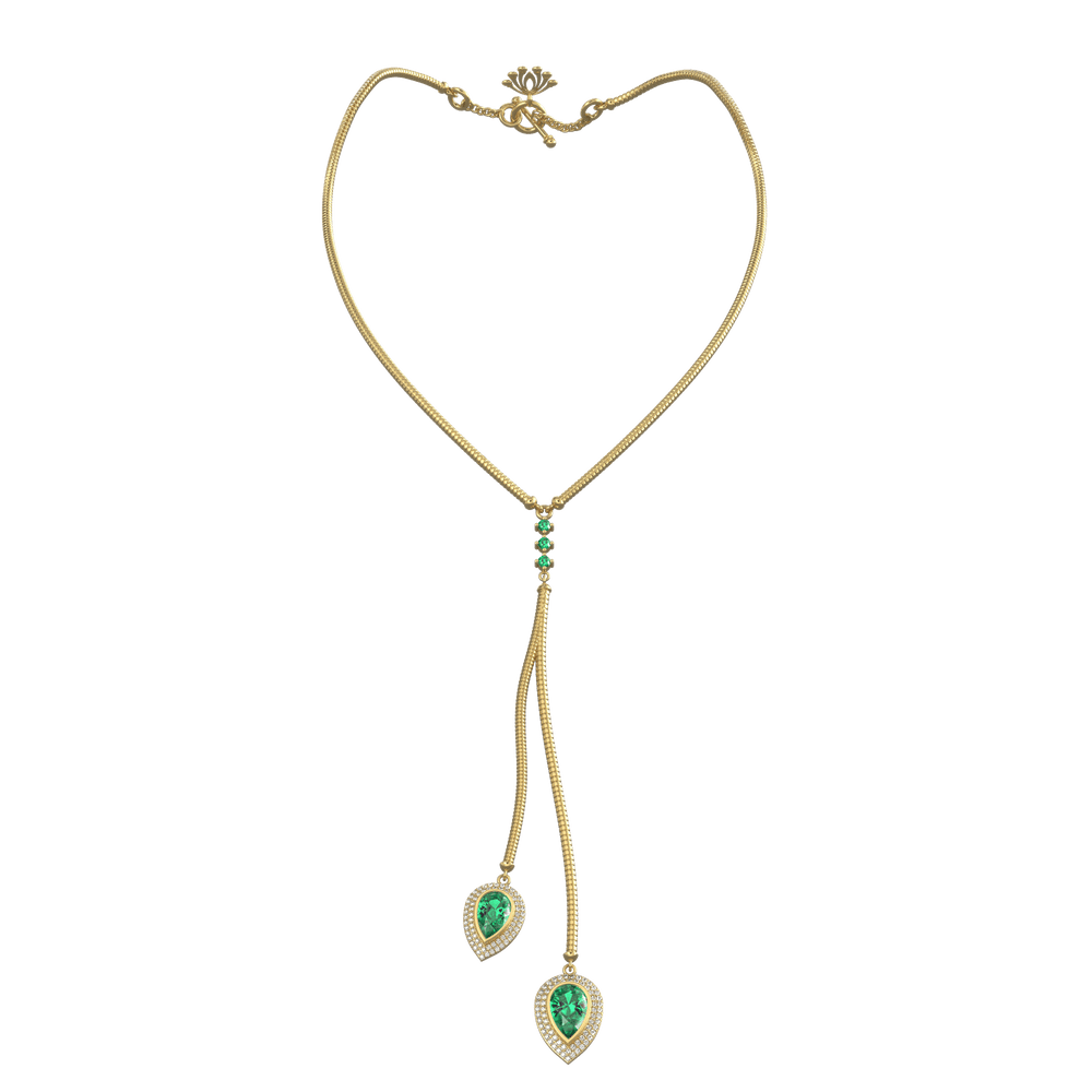 
            
                Load image into Gallery viewer, Twin Elegance Necklace Taurus 3-in-1 Detachable Zodiac Necklace 18k sterling vermeil demi-fine jewelry
            
        