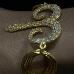 Twin Elegance Bracelet Gold Aries Zodiac Bracelet 18k sterling vermeil demi-fine jewelry