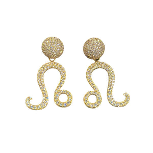 
            
                Load image into Gallery viewer, Twin Elegance Earring Leo 2-Piece Earring Set 18k sterling vermeil demi-fine jewelry
            
        