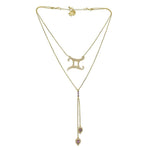 Twin Elegance Necklace Detachable 3 in 1 Gemini Necklace 18k sterling vermeil demi-fine jewelry