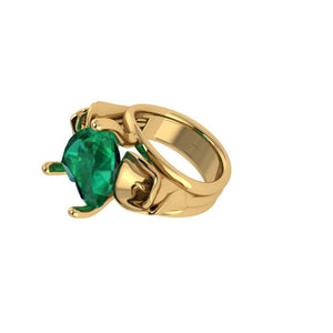
            
                Load image into Gallery viewer, Twin Elegance Ring Cally Self Love Ring 18k sterling vermeil demi-fine jewelry
            
        